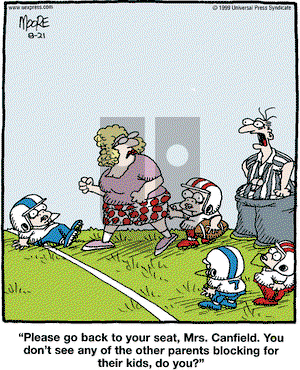 In the Bleachers on Saturday August 21, 1999 Comic Strip