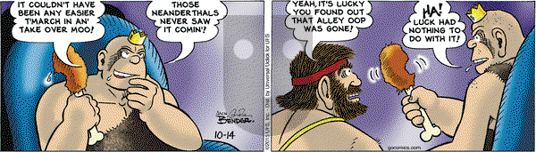 Alley Oop on Wednesday October 14, 2015 Comic Strip