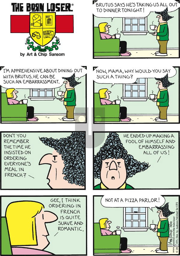 The Born Loser - Sunday December 10, 2023 Comic Strip