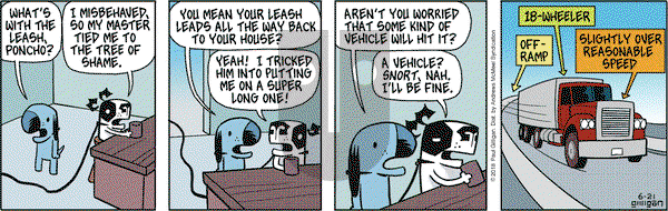 Pooch Cafe on Thursday June 21, 2018 Comic Strip