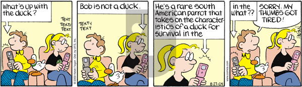 Drabble on Thursday August 27, 2009 Comic Strip