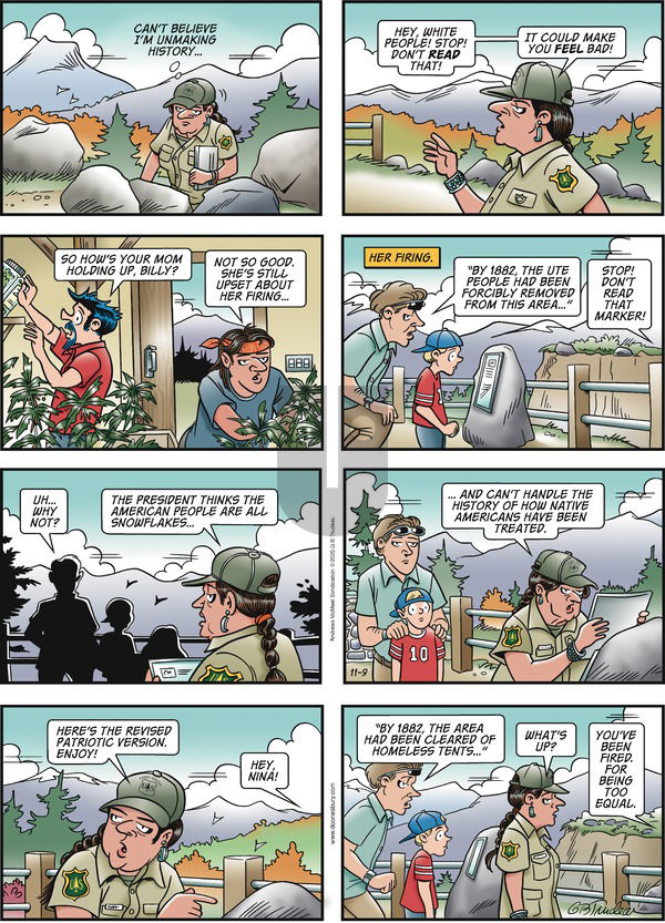 Doonesbury on Sunday November 9, 2025 Comic Strip