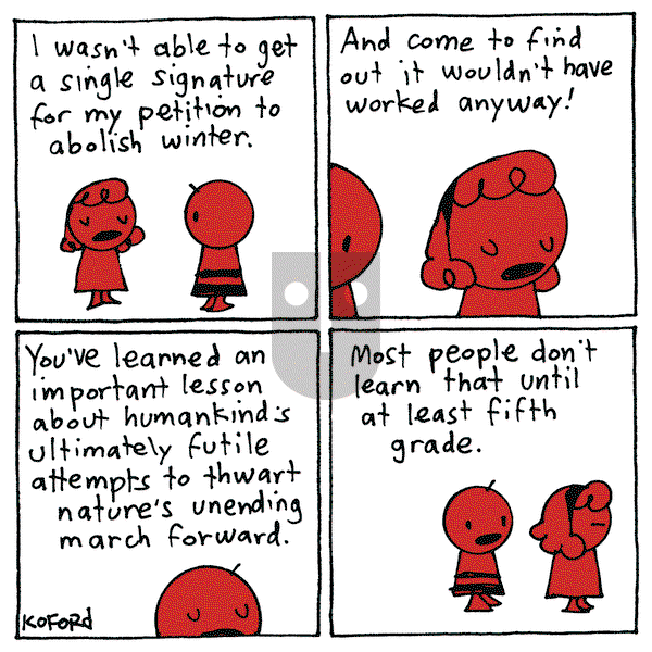 Haircut Practice on Monday March 17, 2025 Comic Strip