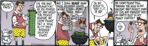 Monty on Tuesday March 20, 2018 Comic Strip