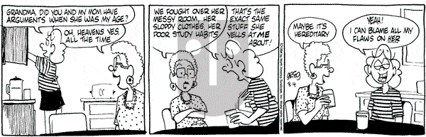 Luann on Thursday August 4, 1994 Comic Strip