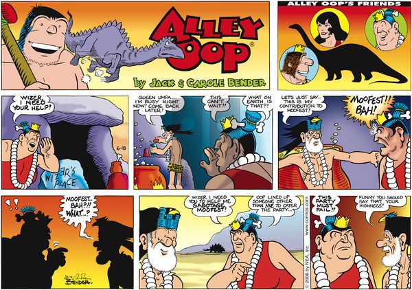 Alley Oop on Sunday June 18, 2006 Comic Strip