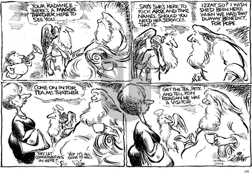 Pat Oliphant on Monday April 8, 2013 Comic Strip