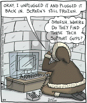 The Argyle Sweater - Thursday August 4, 2011 Comic Strip