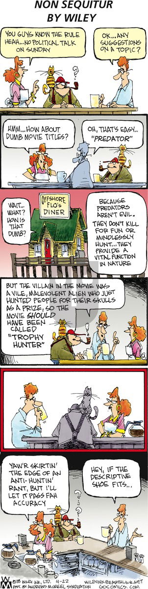 Non Sequitur on Sunday April 22, 2018 Comic Strip