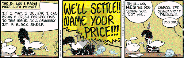 DeFlocked on Tuesday January 14, 2014 Comic Strip