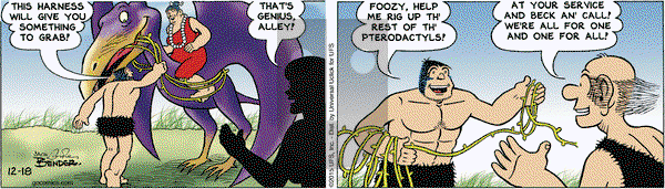 Alley Oop on Friday December 18, 2015 Comic Strip