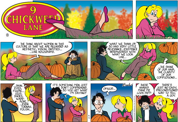 9 Chickweed Lane on Sunday October 19, 2003 Comic Strip
