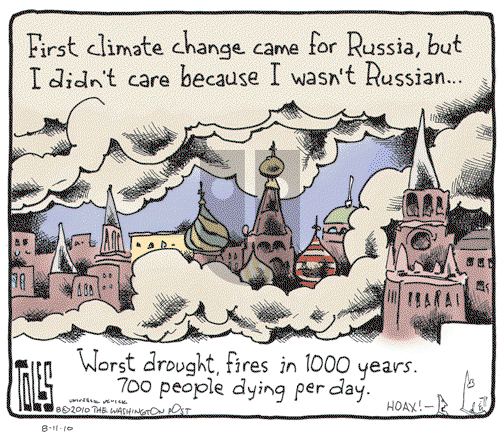 Tom Toles - Wednesday August 11, 2010 Comic Strip