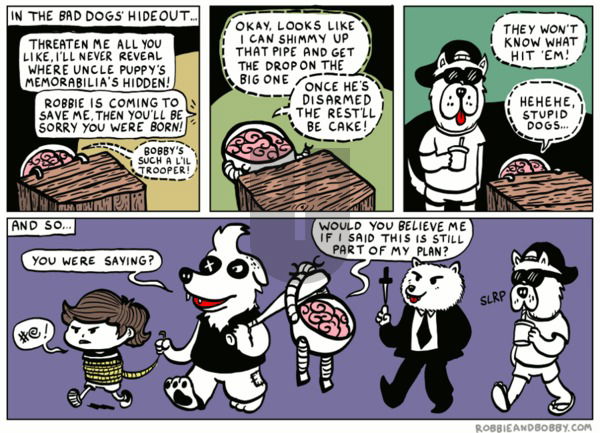 Robbie and Bobby on Friday December 5, 2025 Comic Strip