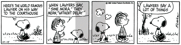 Peanuts on Friday October 15, 1982 Comic Strip