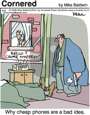 Cornered on Thursday August 6, 2009 Comic Strip