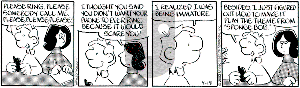 Drabble - Friday April 18, 2003 Comic Strip