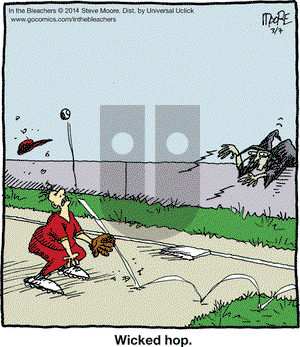 In the Bleachers on Friday March 7, 2014 Comic Strip