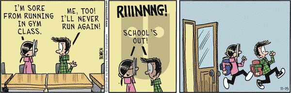 Grand Avenue on Friday November 15, 2019 Comic Strip