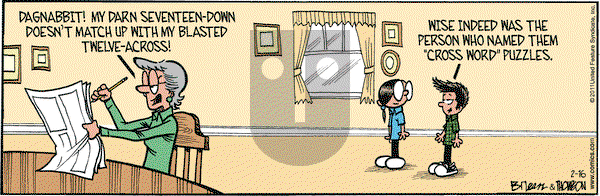 Grand Avenue on Wednesday February 16, 2011 Comic Strip