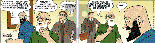Alley Oop on Tuesday March 15, 2011 Comic Strip