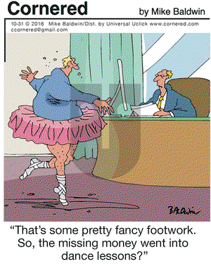 Cornered on Monday October 31, 2016 Comic Strip
