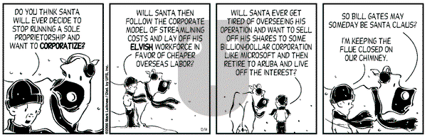 Cow and Boy Classics on Thursday December 14, 2006 Comic Strip