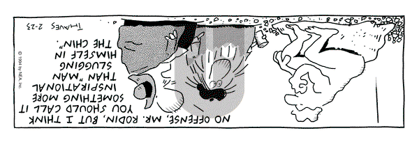 Frank and Ernest on Wednesday February 23, 1994 Comic Strip