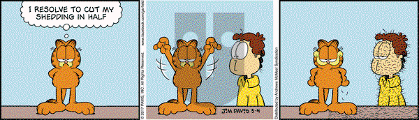 Garfield on Saturday March 4, 2017 Comic Strip