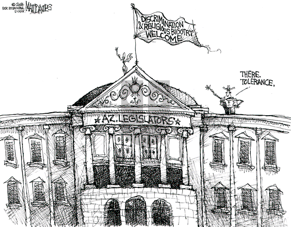 Matt Davies on Monday February 24, 2014 Comic Strip