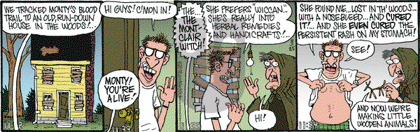 Monty on Saturday August 25, 2018 Comic Strip
