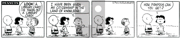Peanuts - Monday April 4, 1960 Comic Strip