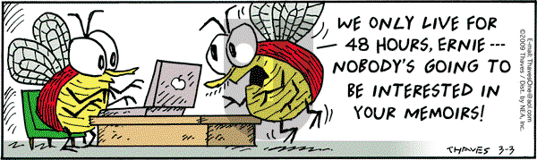 Frank and Ernest - Tuesday March 3, 2009 Comic Strip