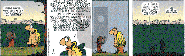 Over the Hedge on Tuesday March 17, 2009 Comic Strip
