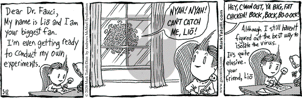 Lio on Tuesday May 12, 2020 Comic Strip
