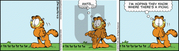 Garfield on Thursday April 21, 2016 Comic Strip