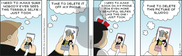 Nancy on Wednesday August 14, 2019 Comic Strip