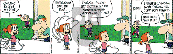 Baby Blues on Saturday April 19, 2008 Comic Strip