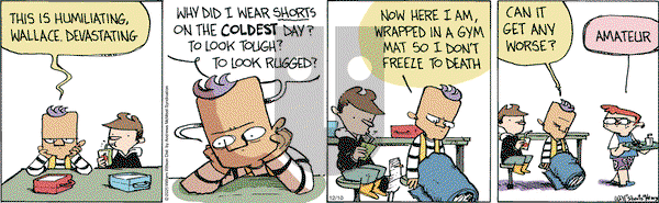 Wallace the Brave on Wednesday December 10, 2025 Comic Strip