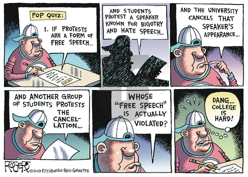 Rob Rogers on Tuesday May 2, 2017 Comic Strip