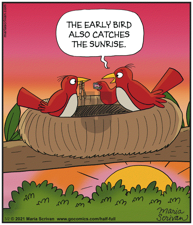 Half Full on Friday March 7, 2025 Comic Strip