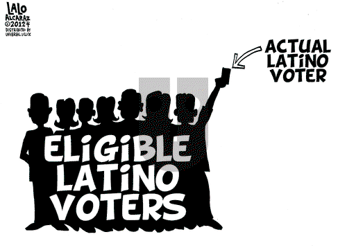 Lalo Alcaraz on Tuesday October 2, 2012 Comic Strip