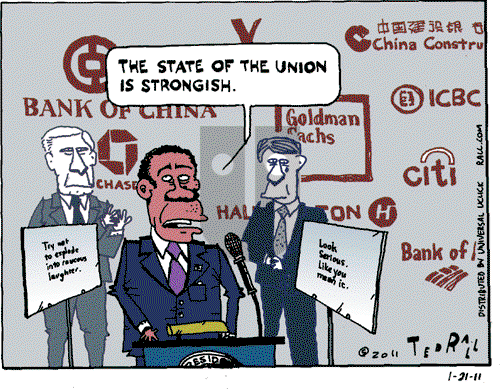 Ted Rall - Friday January 21, 2011 Comic Strip