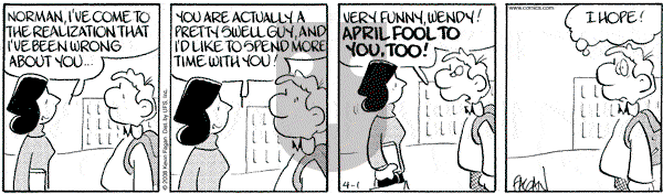 Drabble on Tuesday April 1, 2008 Comic Strip