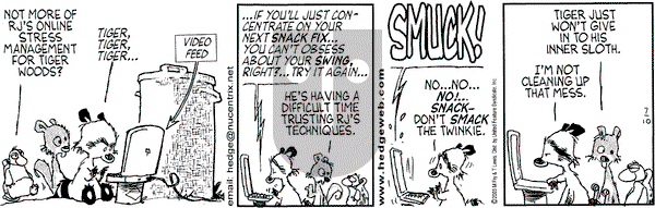Over the Hedge on Thursday July 10, 2003 Comic Strip