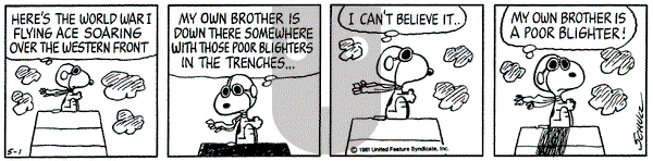 Peanuts on Friday May 1, 1981 Comic Strip