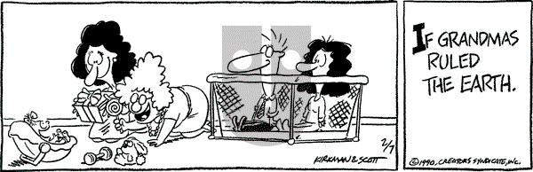 Baby Blues on Wednesday February 7, 1990 Comic Strip