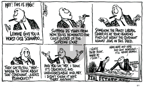 Pat Oliphant on Friday August 1, 1986 Comic Strip