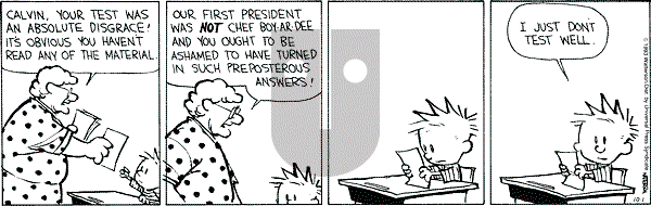 Calvin and Hobbes - Friday October 1, 1993 Comic Strip