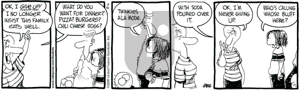 The Buckets - Thursday May 11, 2006 Comic Strip